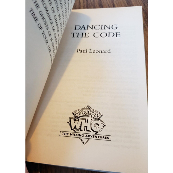 Dr Doctor Who Virgin Missing Adventures Dancing The Code Stephen Marley - Picture 3 of 5